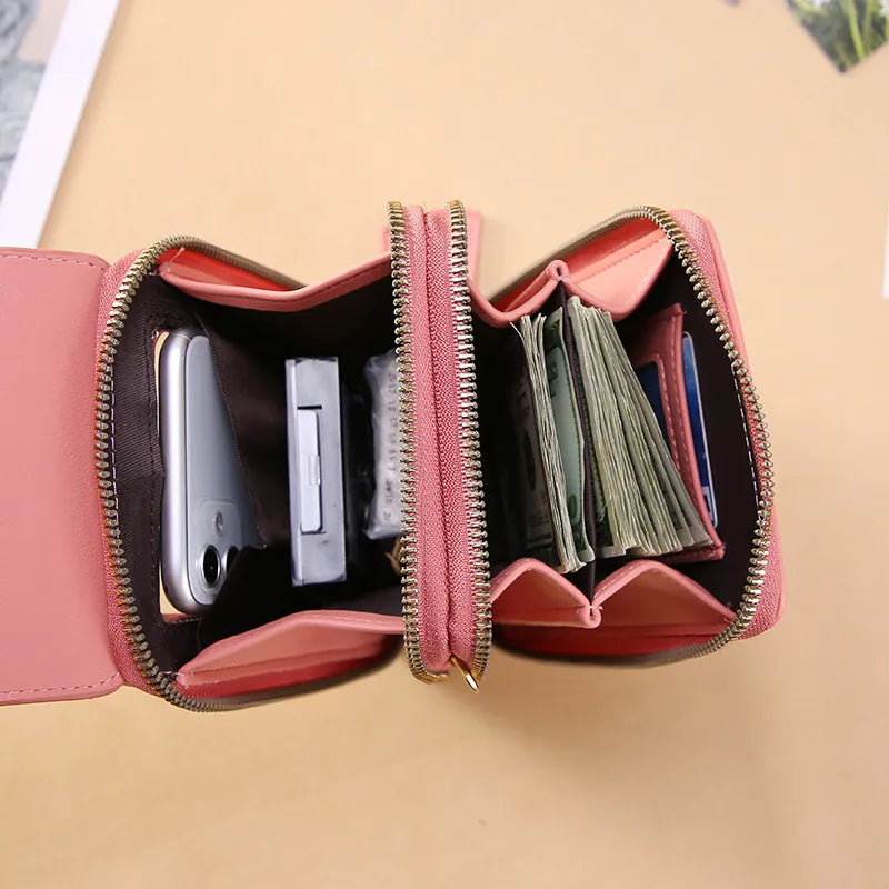 Twin set multipurpose wallet bag